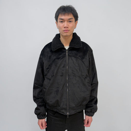 Kaleidoscope Flight Teddy Jacket Black