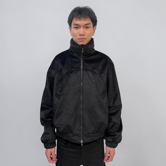 Kaleidoscope Flight Teddy Jacket Black