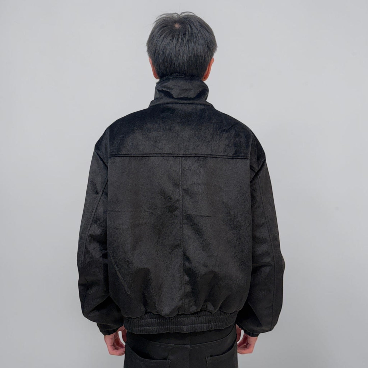 Kaleidoscope Flight Teddy Jacket Black