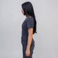 Askhaki Seoul Off Shoulder Top Navy | ODD EVEN