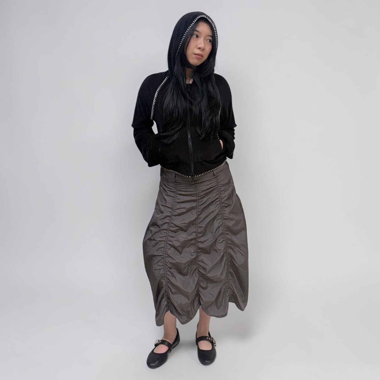 Askhaki Seoul Darkwave Jacket Black | ODD EVEN