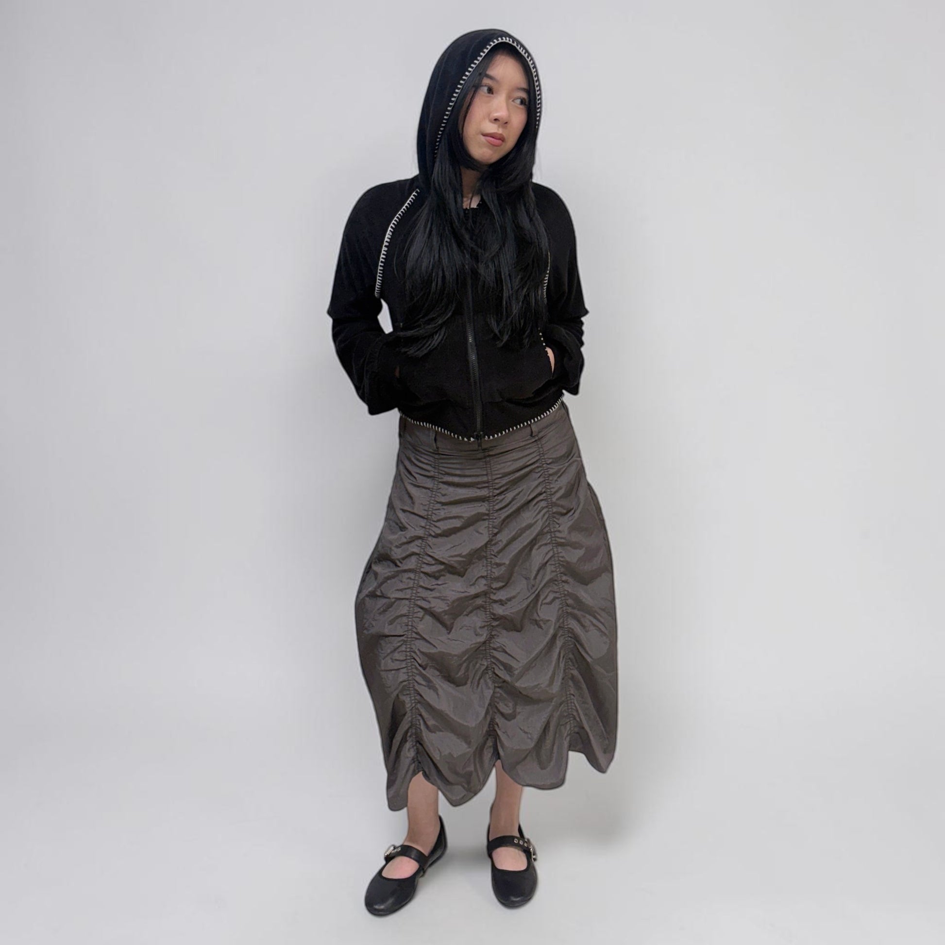 Askhaki Seoul Darkwave Jacket Black | ODD EVEN