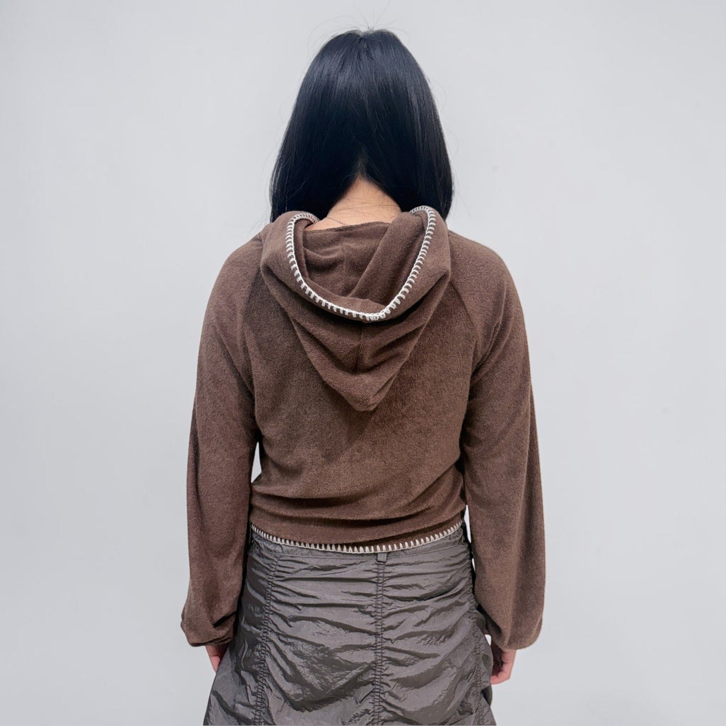Askhaki Seoul Darkwave Jacket Brown | ODD EVEN
