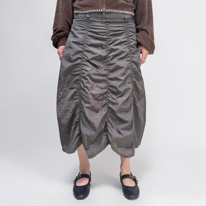 Askhaki Seoul Vallencourt Skirt Charcoal | ODD EVEN