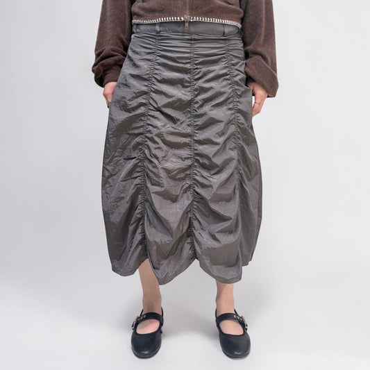 Askhaki Seoul Vallencourt Skirt Charcoal | ODD EVEN