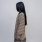 Askhaki Seoul Xliu Striped Top Brown | ODD EVEN