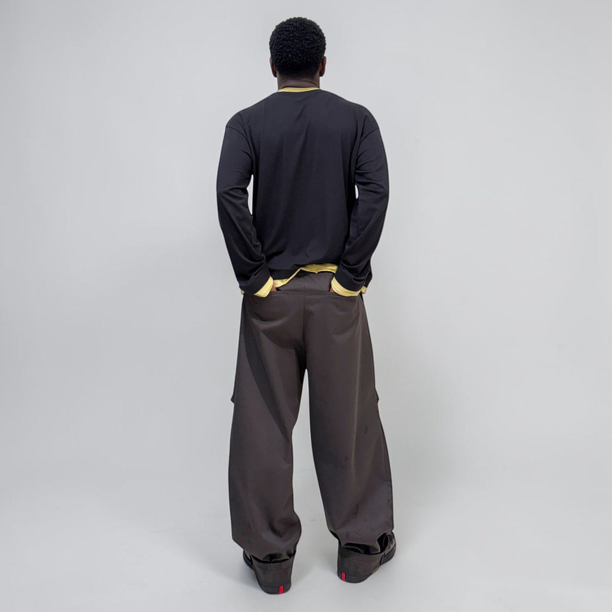 By Attention Double Up L/S Black/Yellow | ODD EVEN