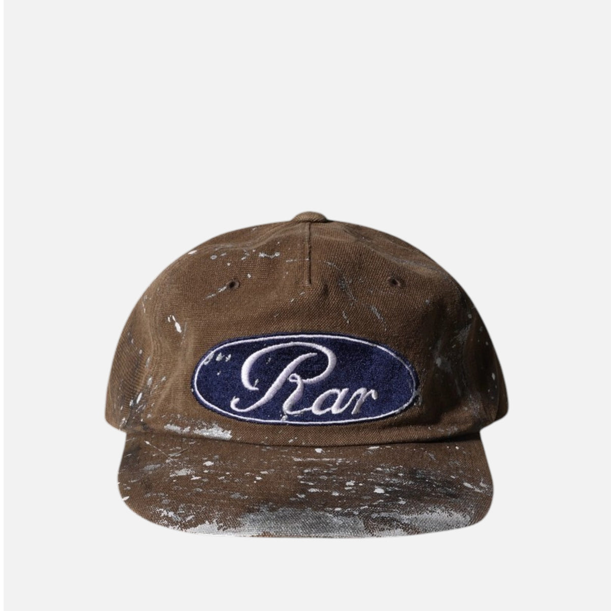 RAR Painted Oval Logo Faded Cap Brown | ODD EVEN