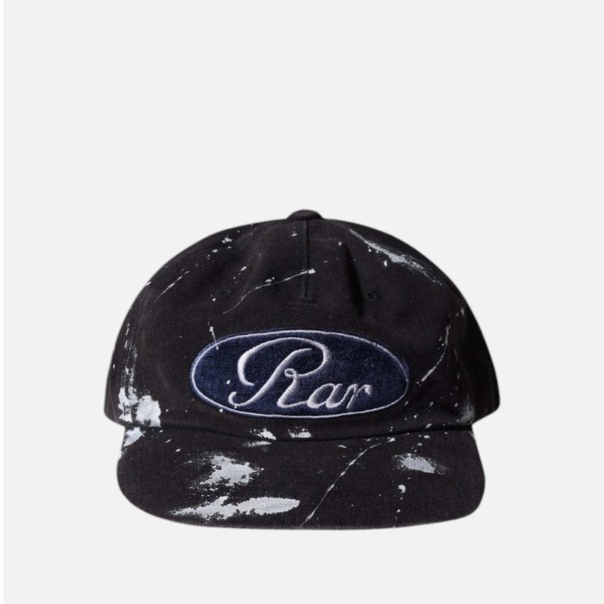 RAR Painted Oval Logo Faded Cap Black | ODD EVEN