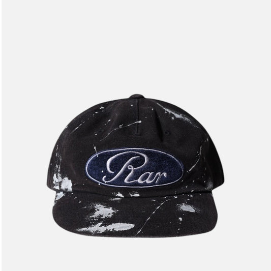 RAR Painted Oval Logo Faded Cap Black | ODD EVEN