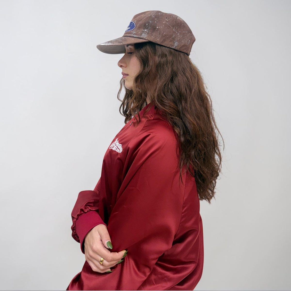 RAR Painted Oval Logo Faded Cap Brown
