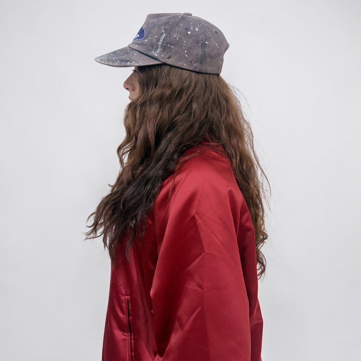 RAR Painted Oval Logo Faded Cap Charcoal
