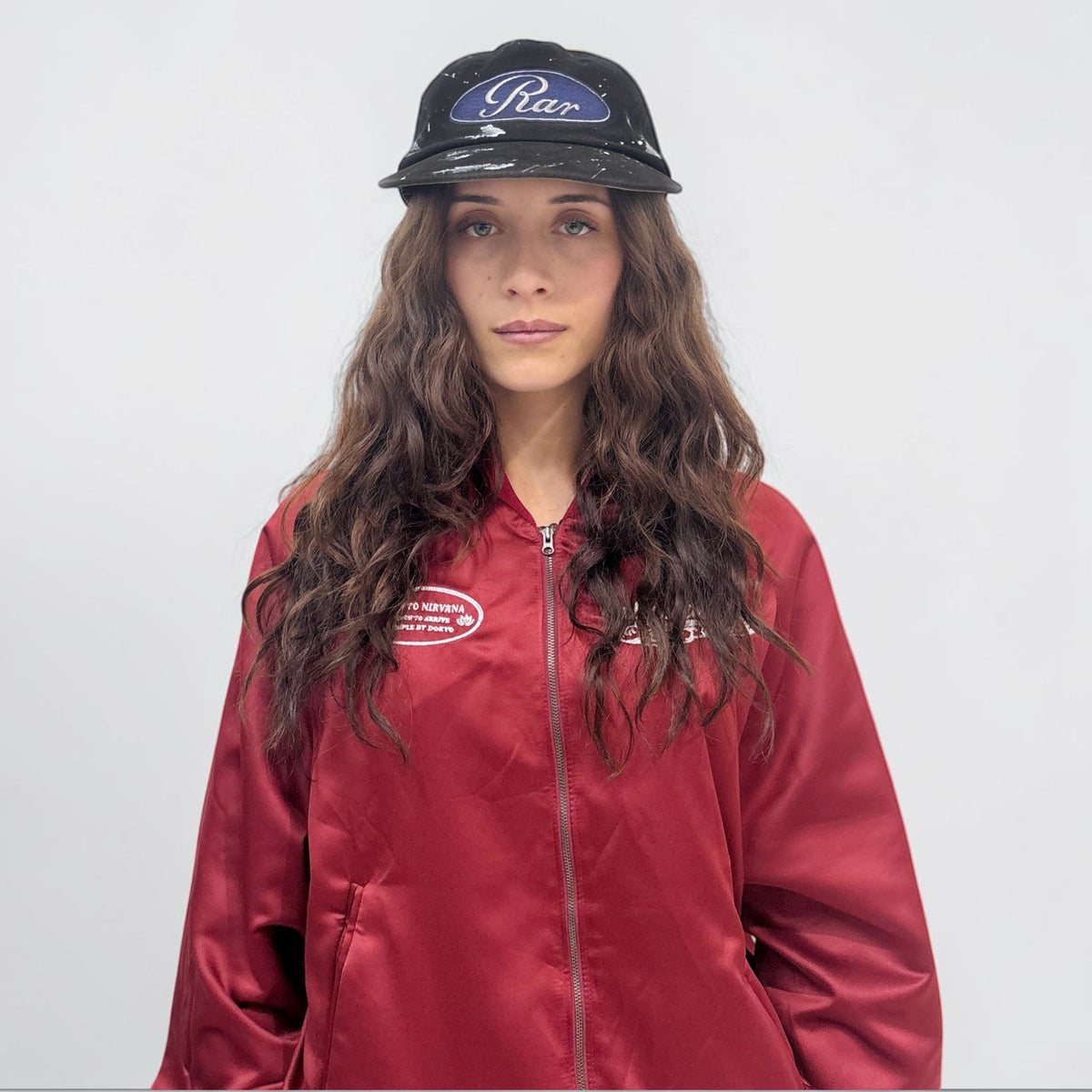 RAR Painted Oval Logo Faded Cap Black