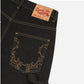 Develop Korea Golden Jeans Black
