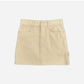 Develop Korea Yumi Mini Skirt Tan