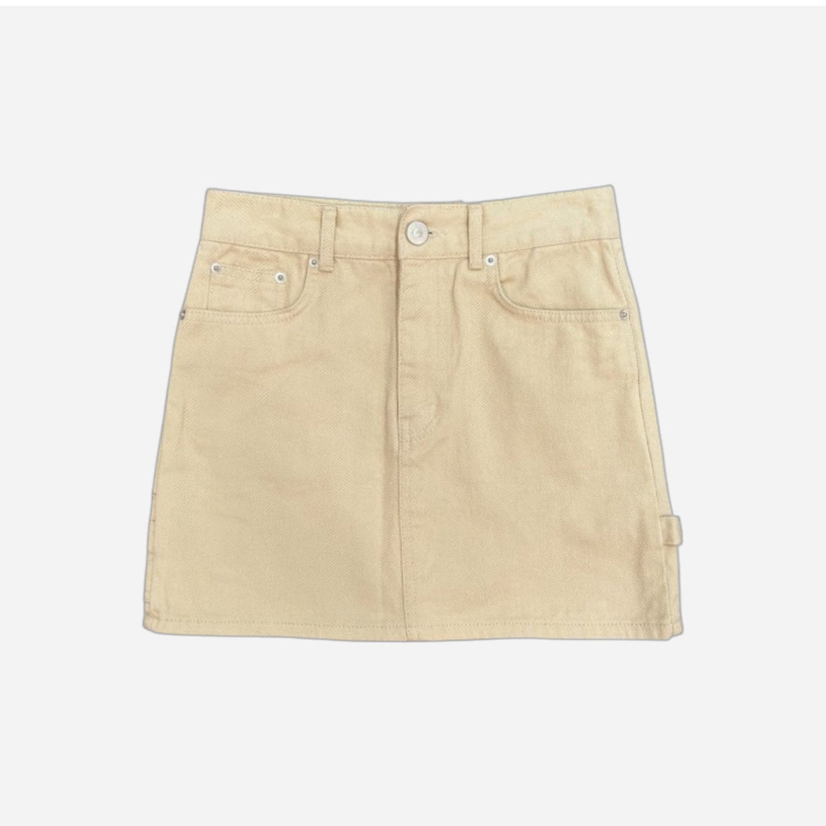 Develop Korea Yumi Mini Skirt Tan