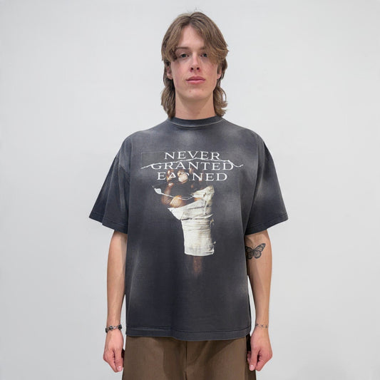 RAR Never Granted T-Shirt Dusty Charcoal | ODD EVEN