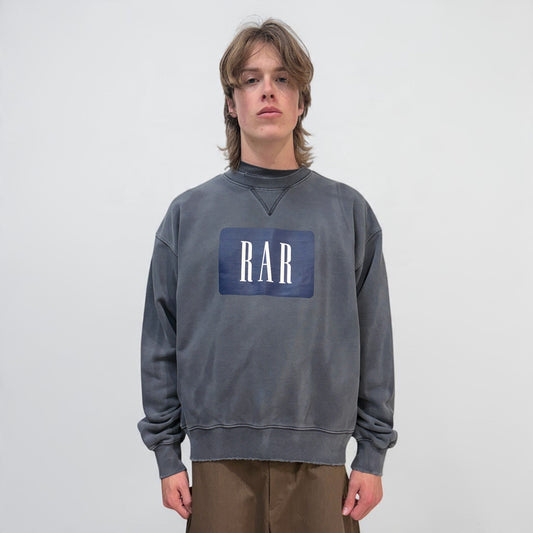 RAR LOGO VTG Sweatshirt Faded Navy | ODD EVEN