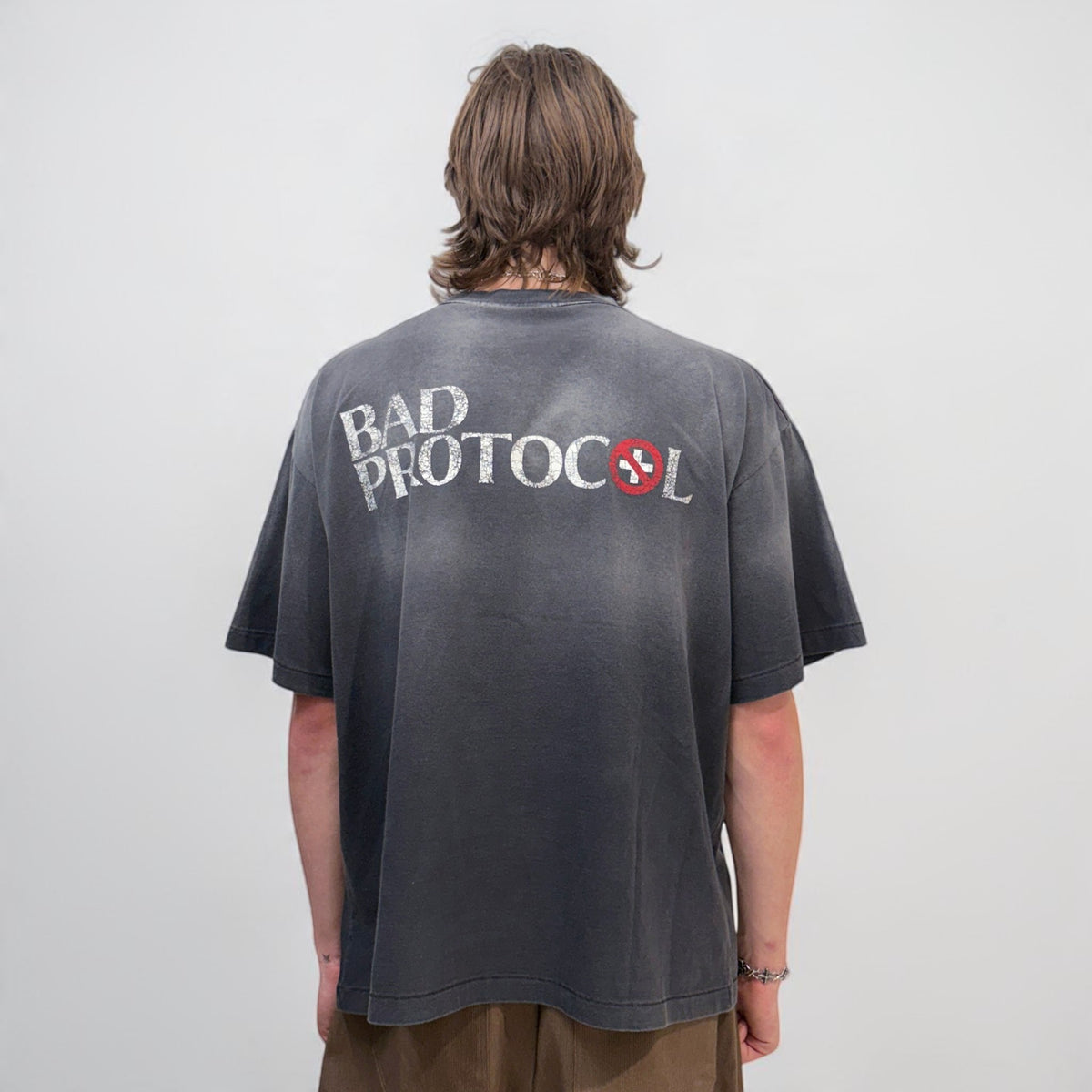 RAR Bad Protocol T-Shirt Dusty Charcoal | ODD EVEN