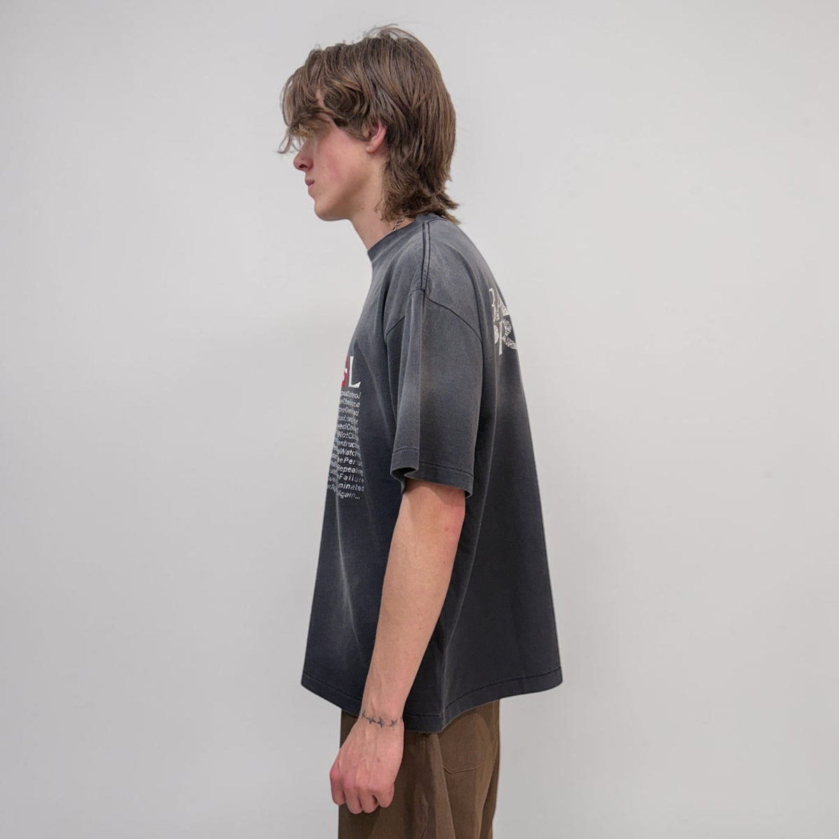 RAR Bad Protocol T-Shirt Dusty Charcoal | ODD EVEN