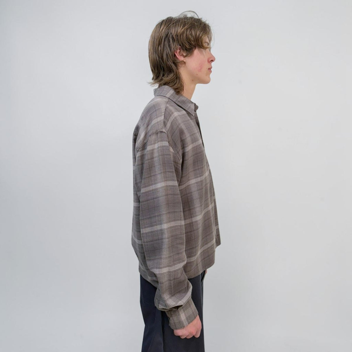 Senne Barksdale Shirt Grey/Charcoal Shirt | ODD EVEN 