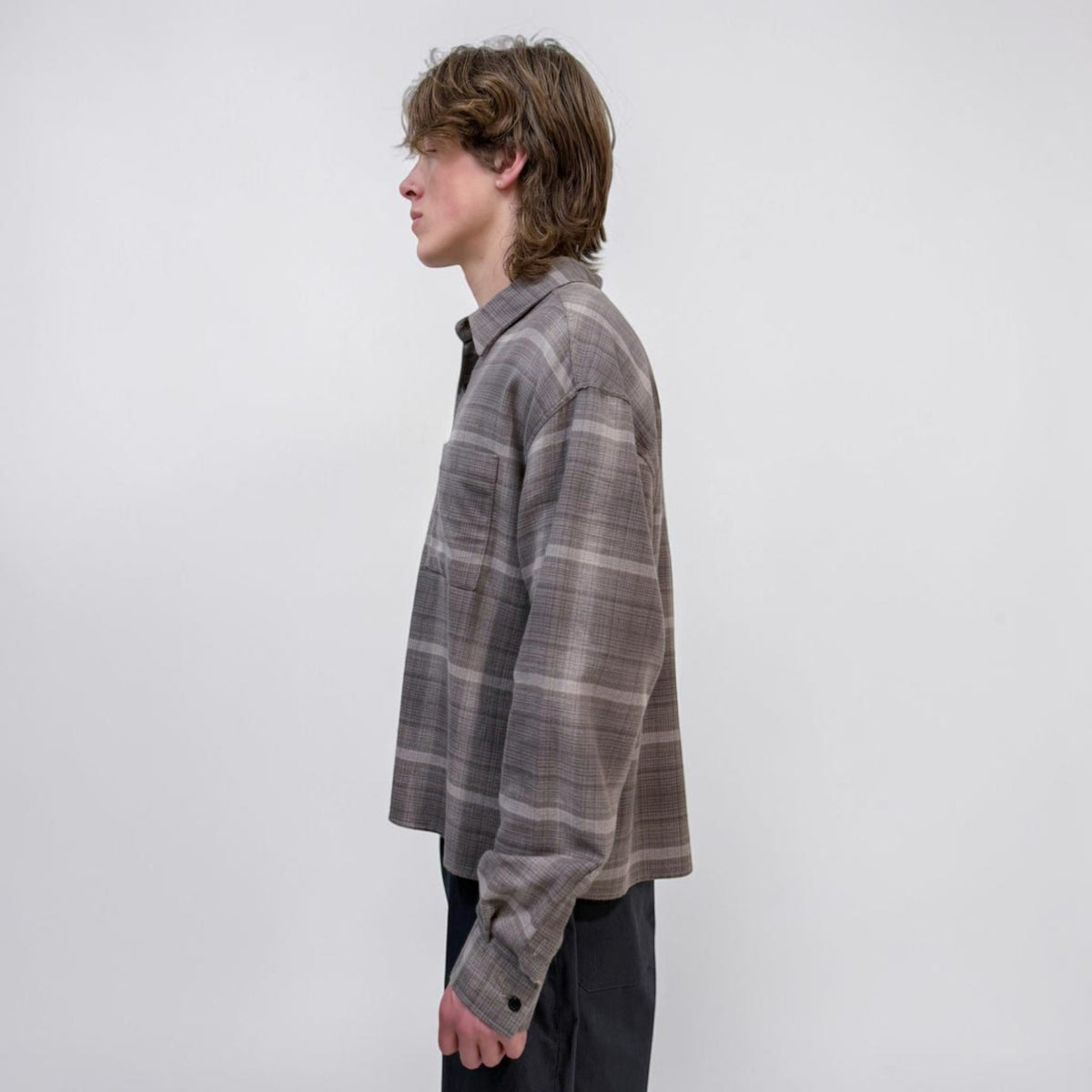 Senne Barksdale Shirt Grey/Charcoal Shirt | ODD EVEN 