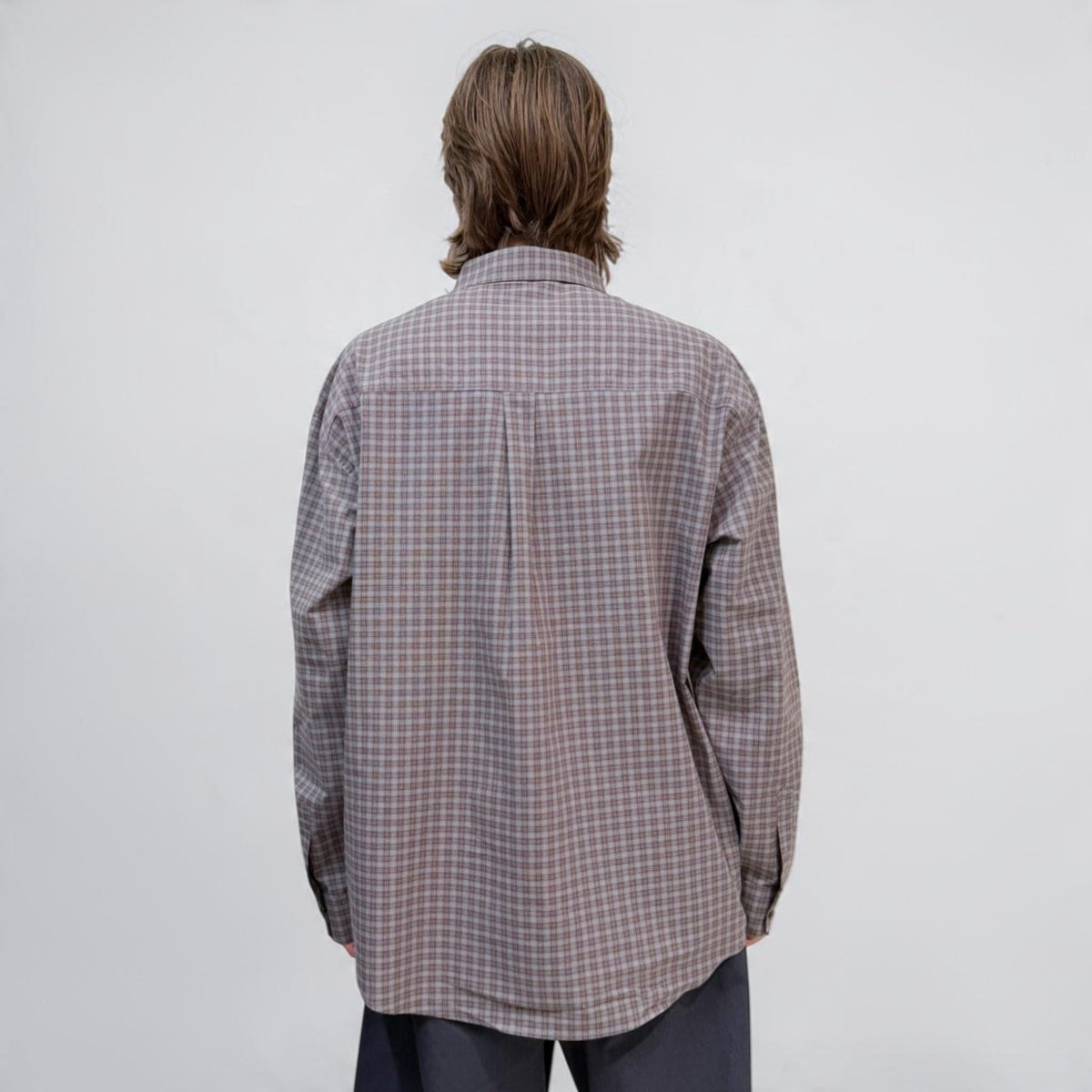 Senne Lester Shirt Brown/Blue | ODD EVEN