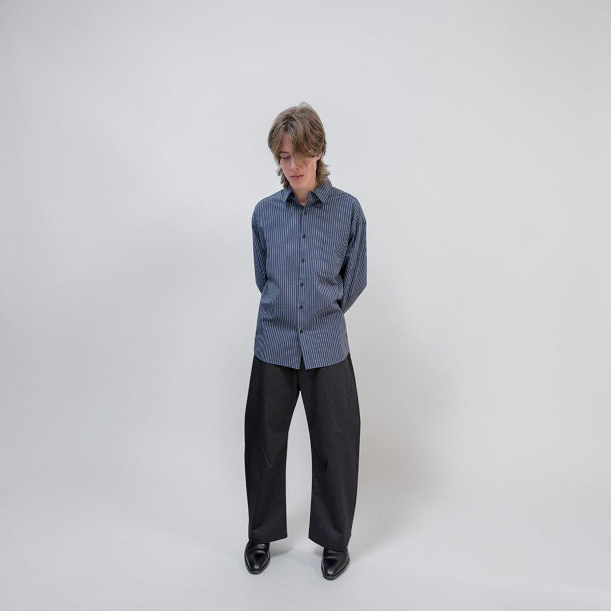 Senne Moreland Shirt Navy/White | ODD EVEN