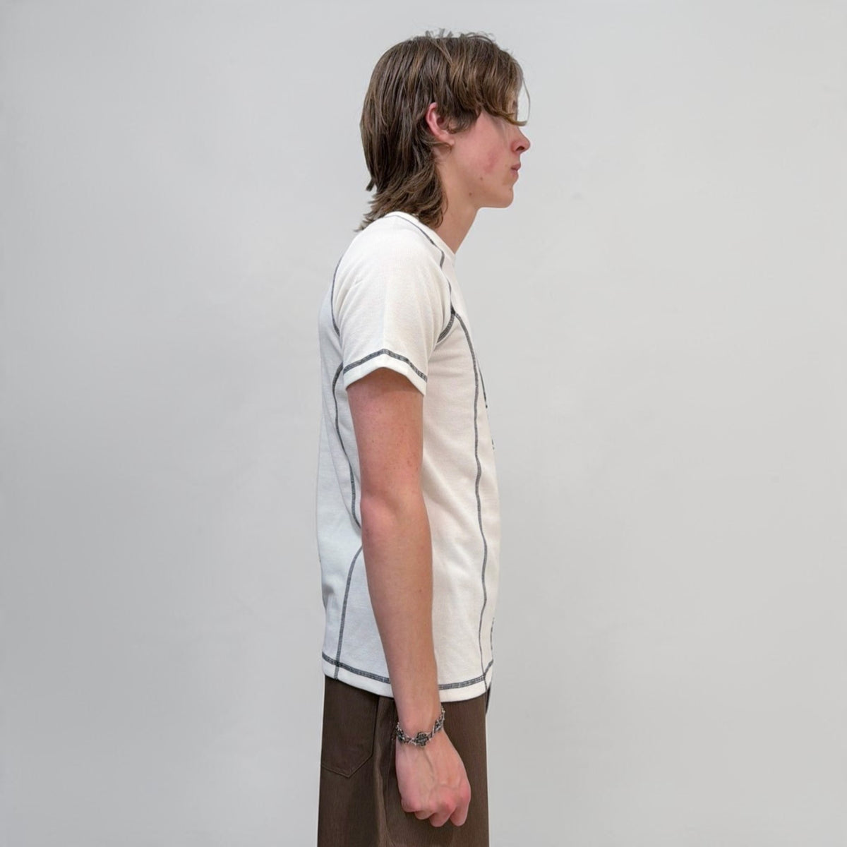 By Attention Quicksilver Top White | ODD EVEN