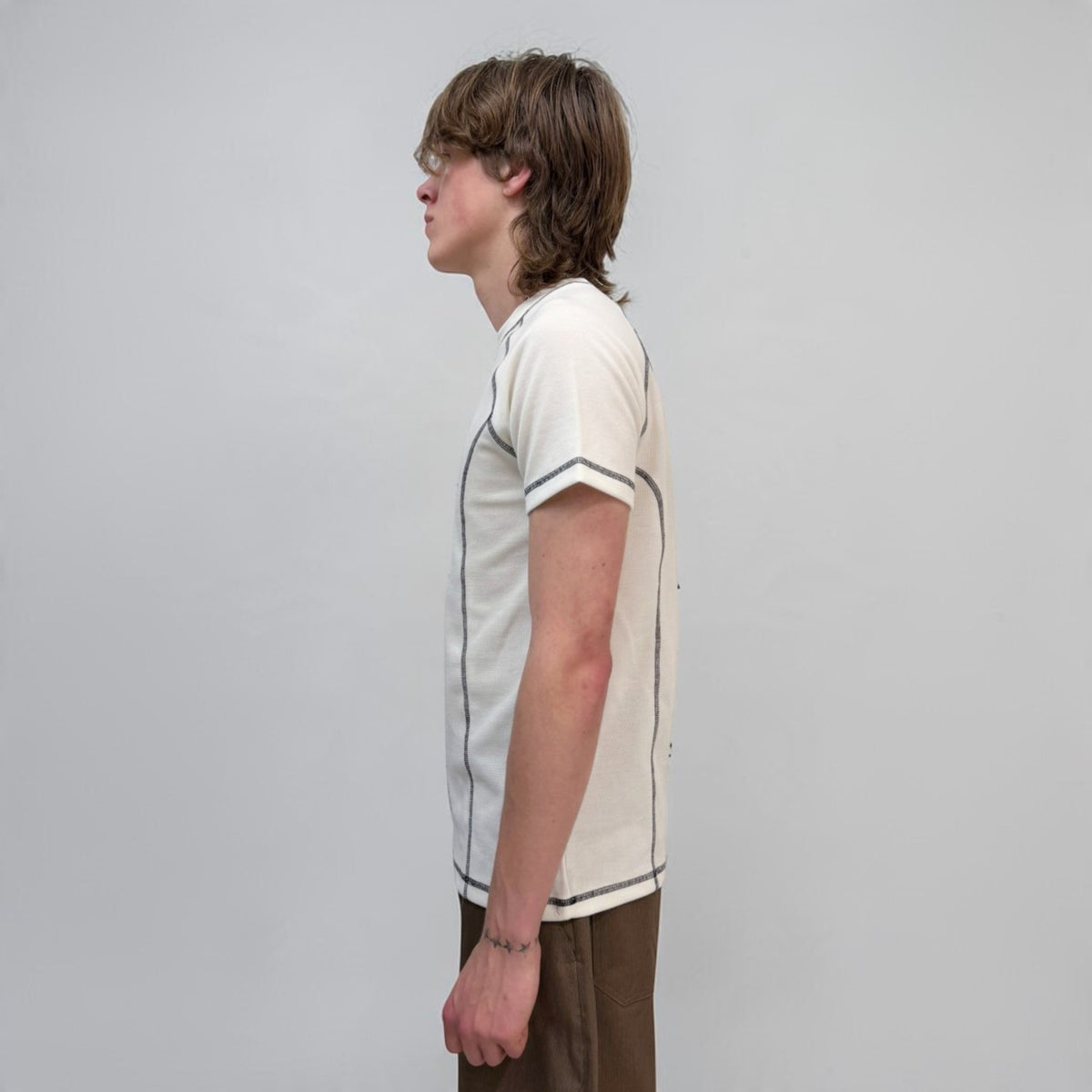 By Attention Quicksilver Top White | ODD EVEN