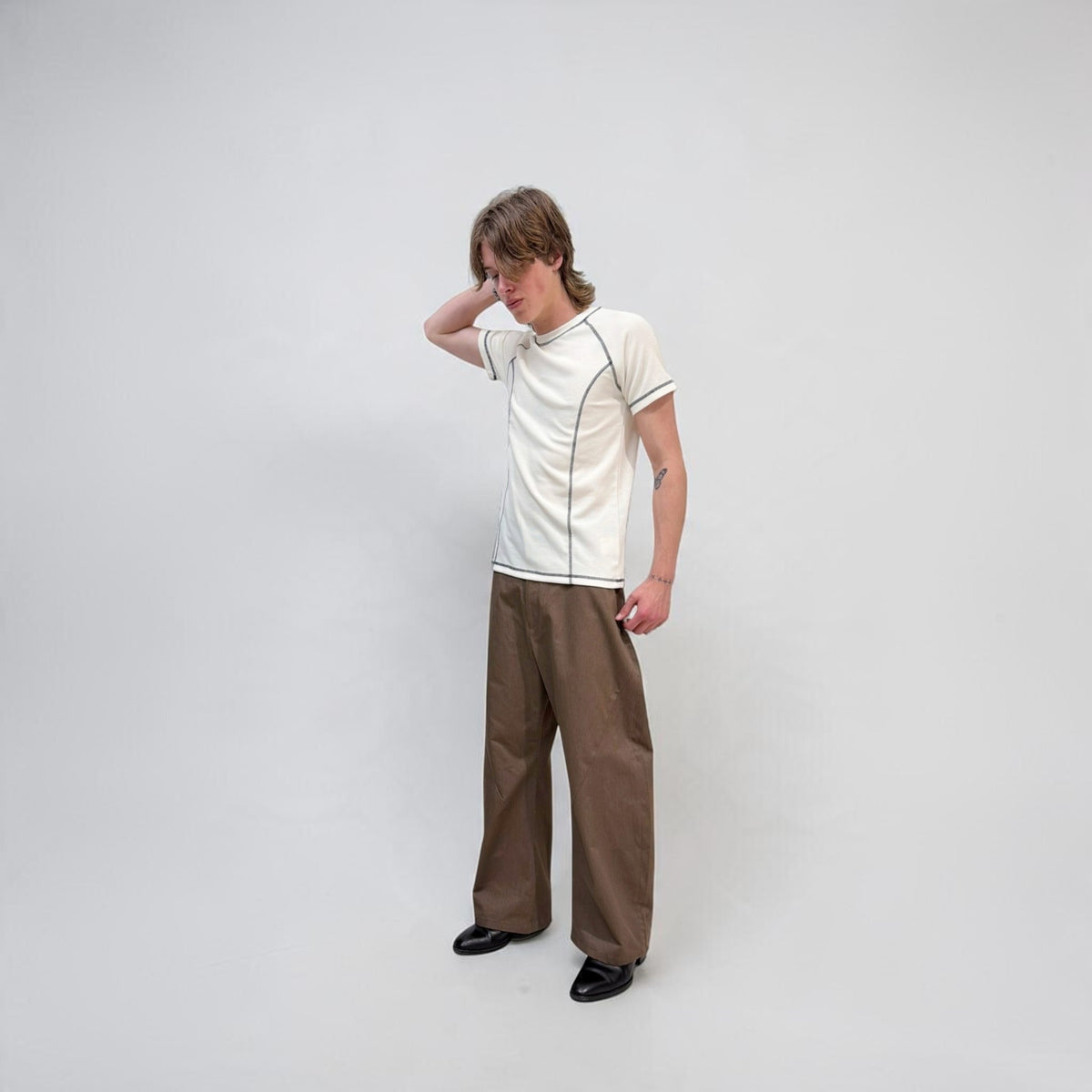 By Attention Quicksilver Top White | ODD EVEN