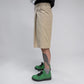 Senne Capital Pleated Shorts Tan | ODD EVEN
