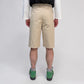 Senne Capital Pleated Shorts Tan | ODD EVEN