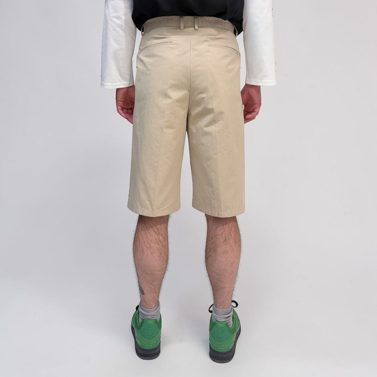 Senne Capital Pleated Shorts Tan | ODD EVEN