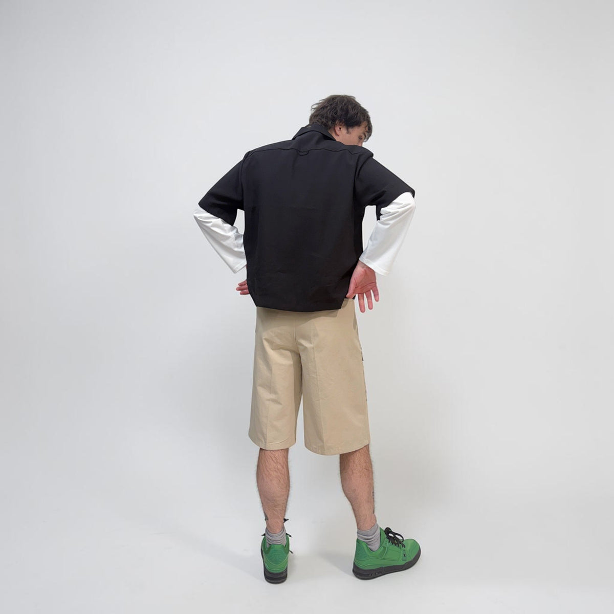Senne Capital Pleated Shorts Tan | ODD EVEN