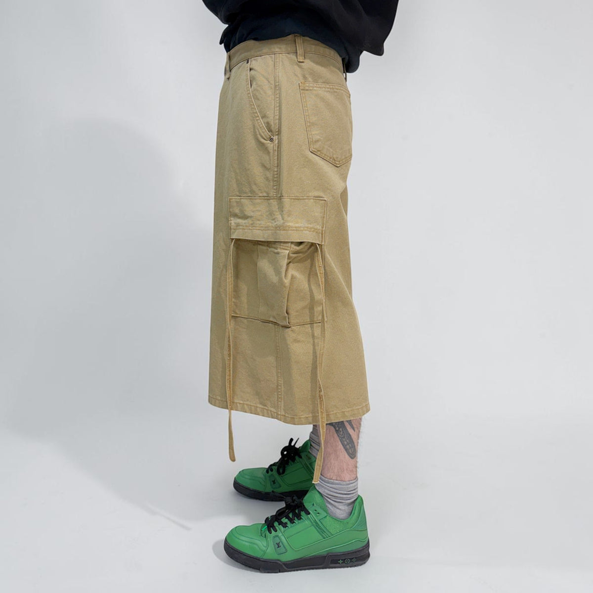 By Attention Brooklyn Shorts Mustard | ODD EVEN