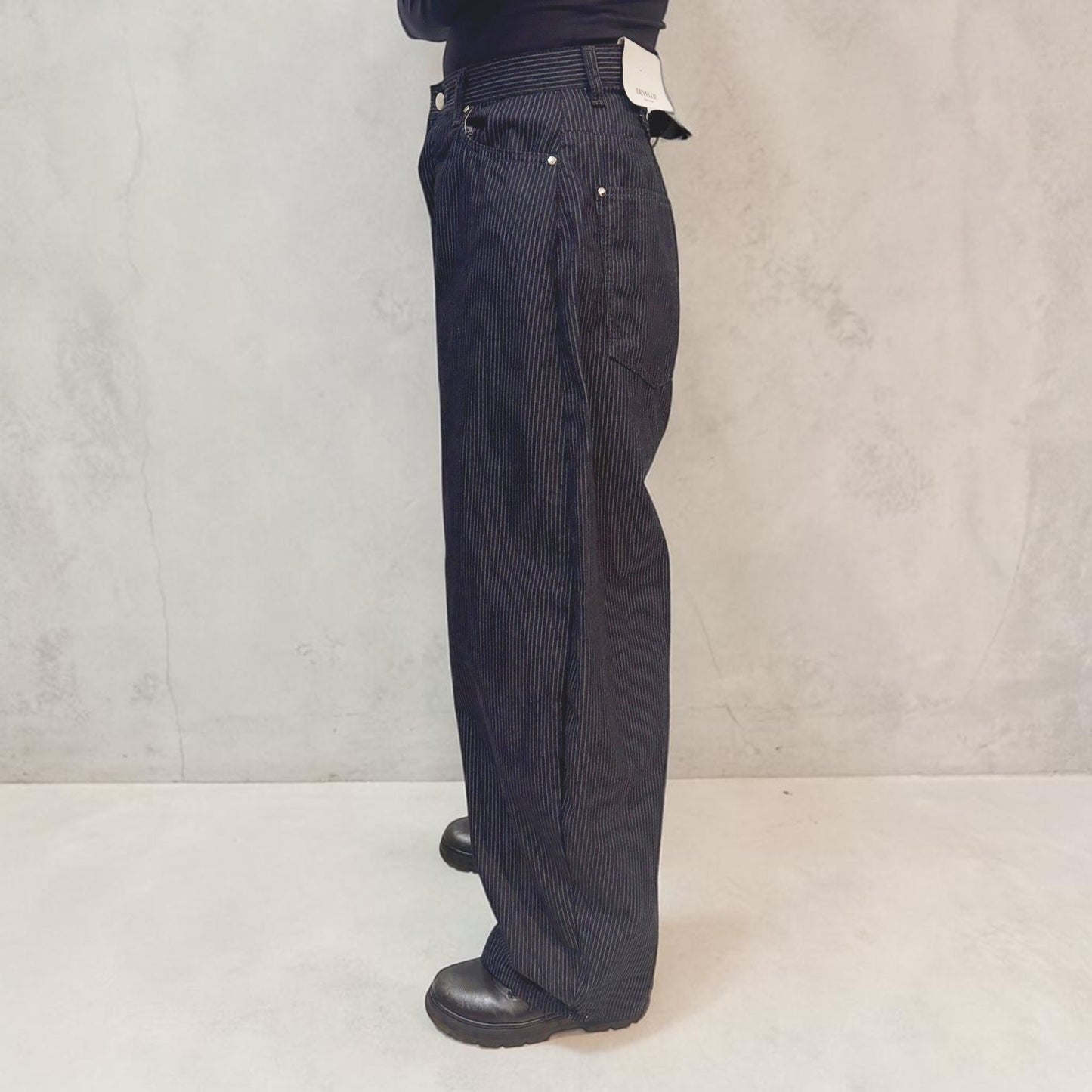 Develop Korea No Doubt Pants Dark Navy | ODD EVEN