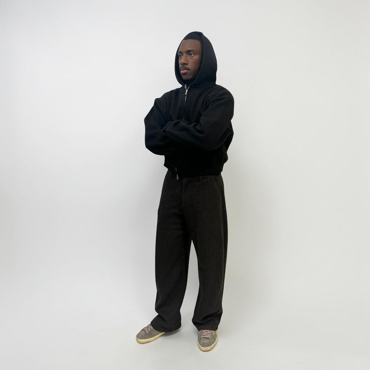 Invis-Able Hamptons Zip Hoodie Black | ODD EVEN