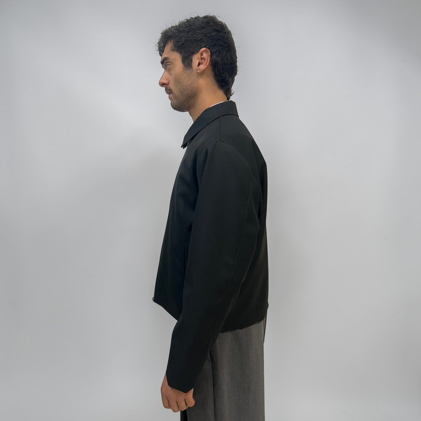 Invis-Able Alfonso Wool Jacket Black | ODD EVEN