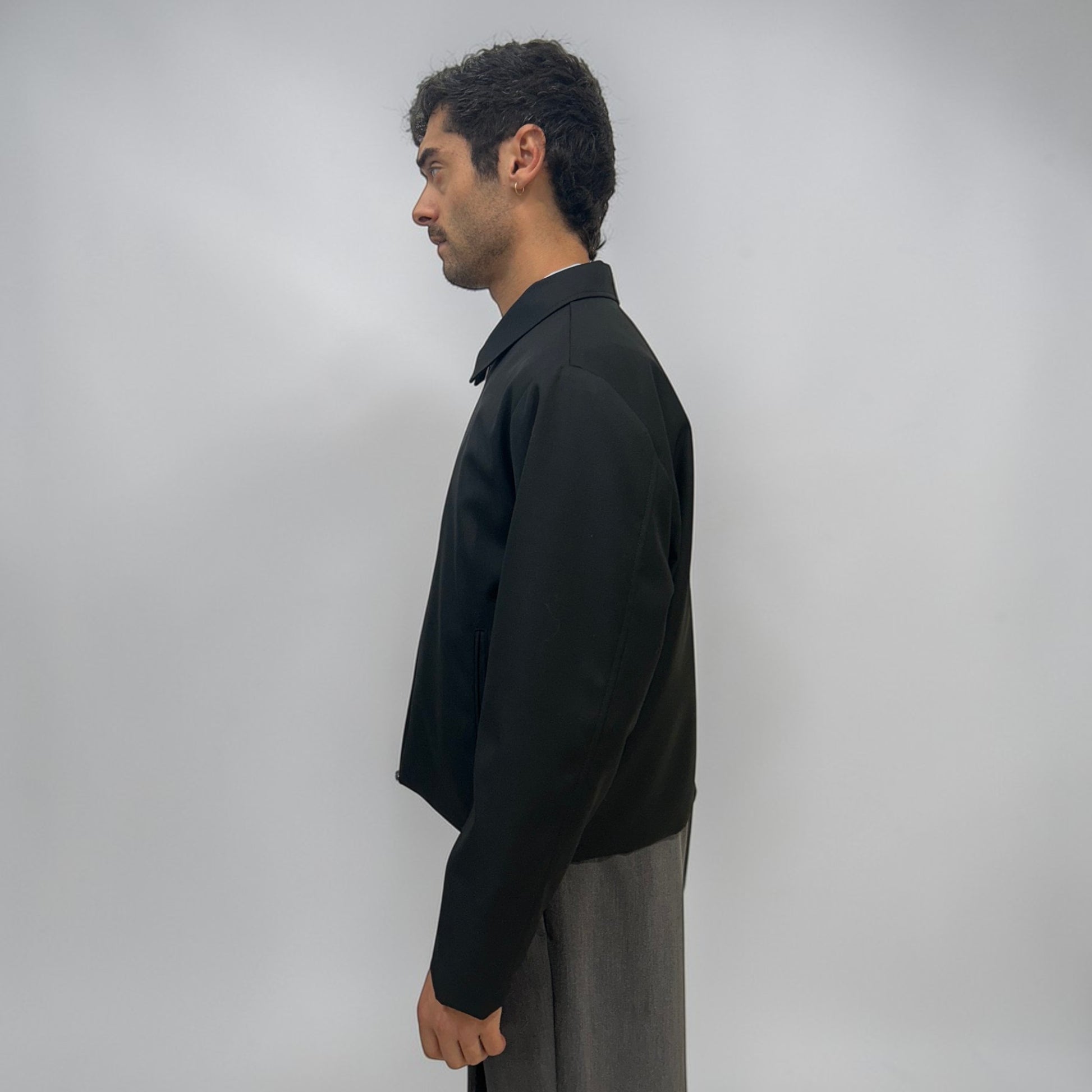 Invis-Able Alfonso Wool Jacket Black | ODD EVEN