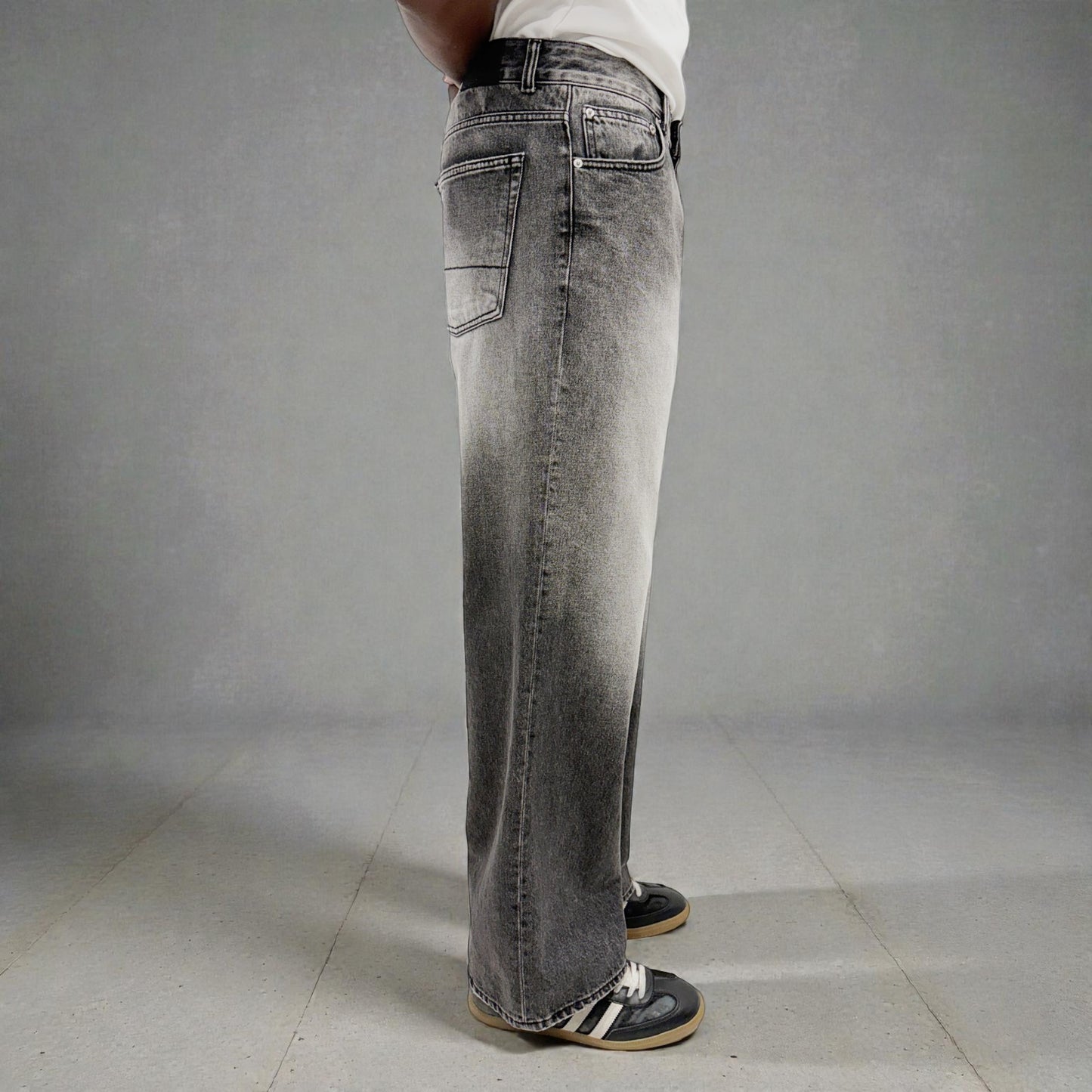 Avec Design Acid Drop Jeans Black | ODD EVEN
