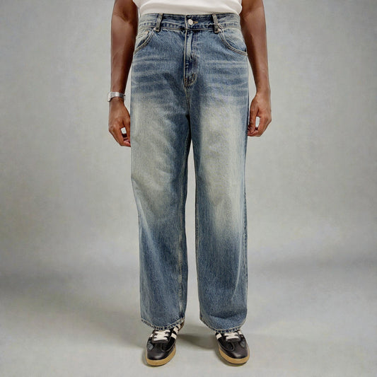 Avec Design Acid Drop Jeans Blue | ODD EVEN