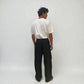 Senne Investment Pinstripe Pants Black/White | ODD EVEN