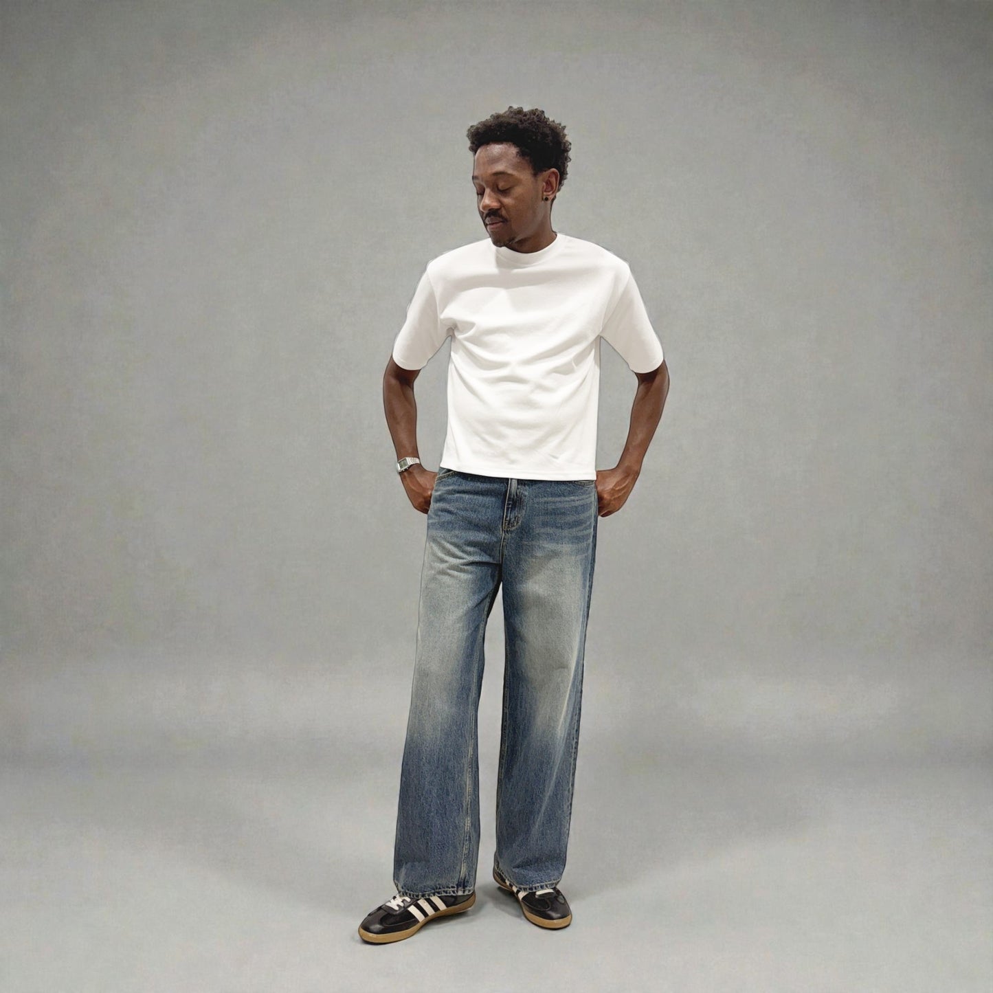Avec Design Acid Drop Jeans Blue | ODD EVEN