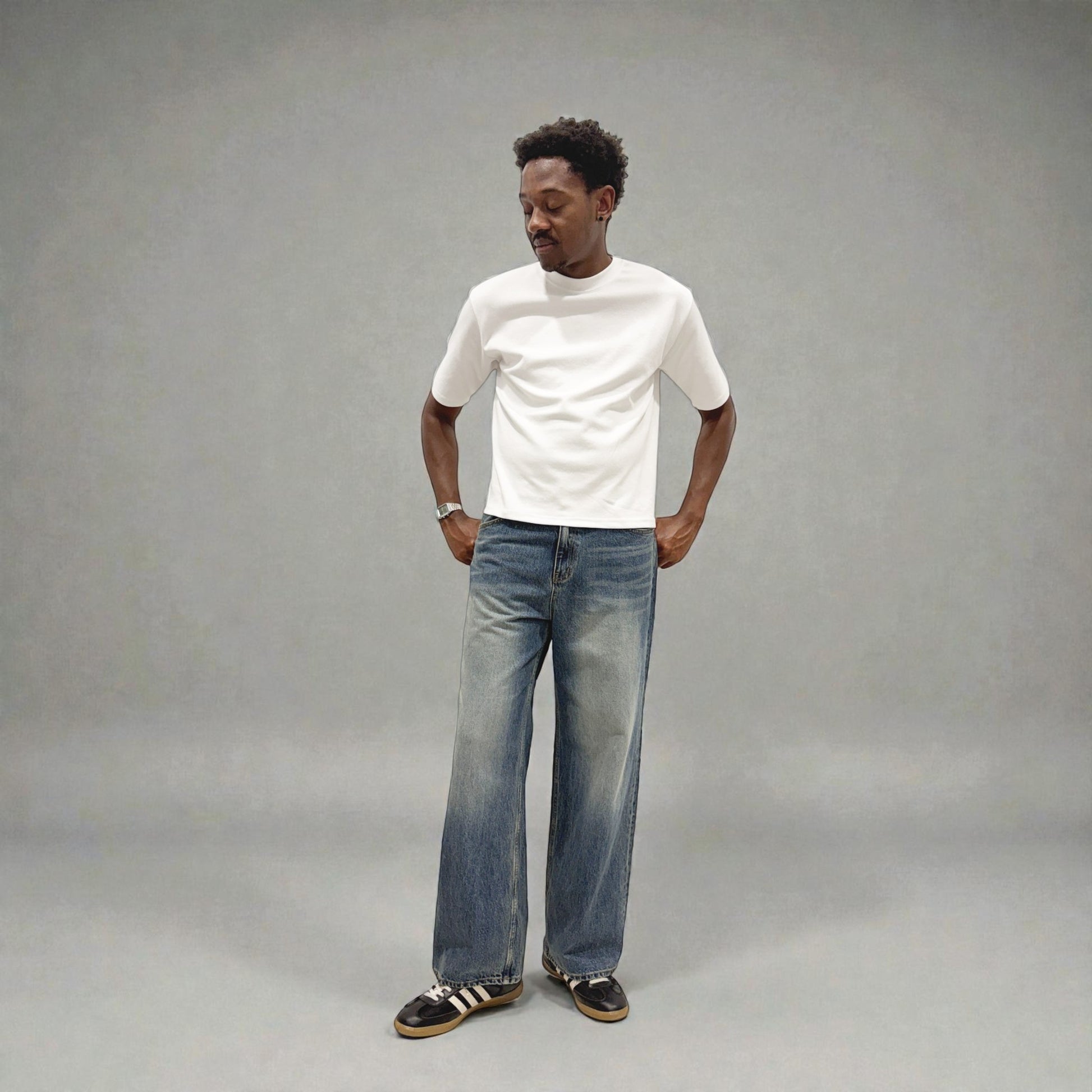 Avec Design Acid Drop Jeans Blue | ODD EVEN