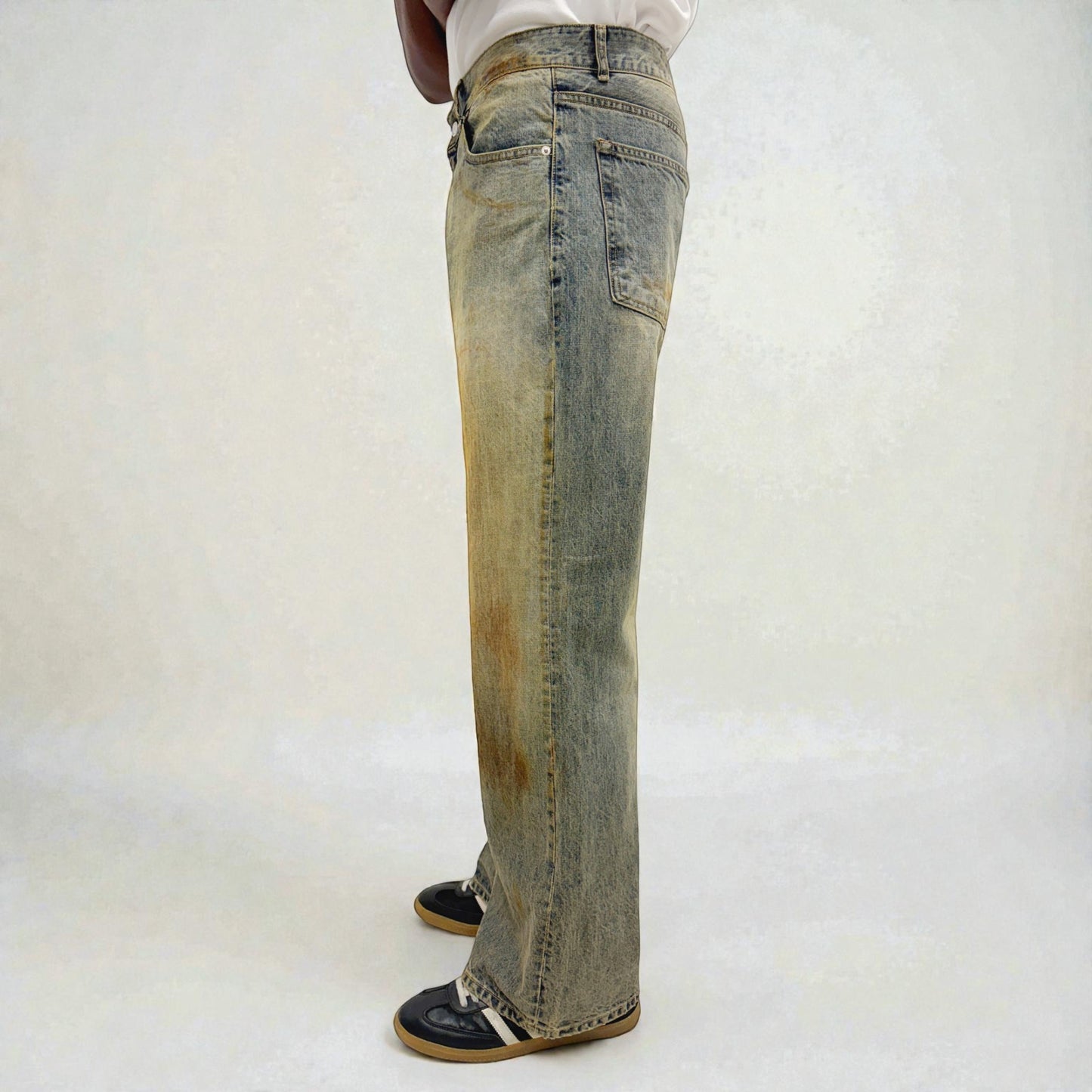 Avec Design Messed Up Jeans Blue | ODD EVEN
