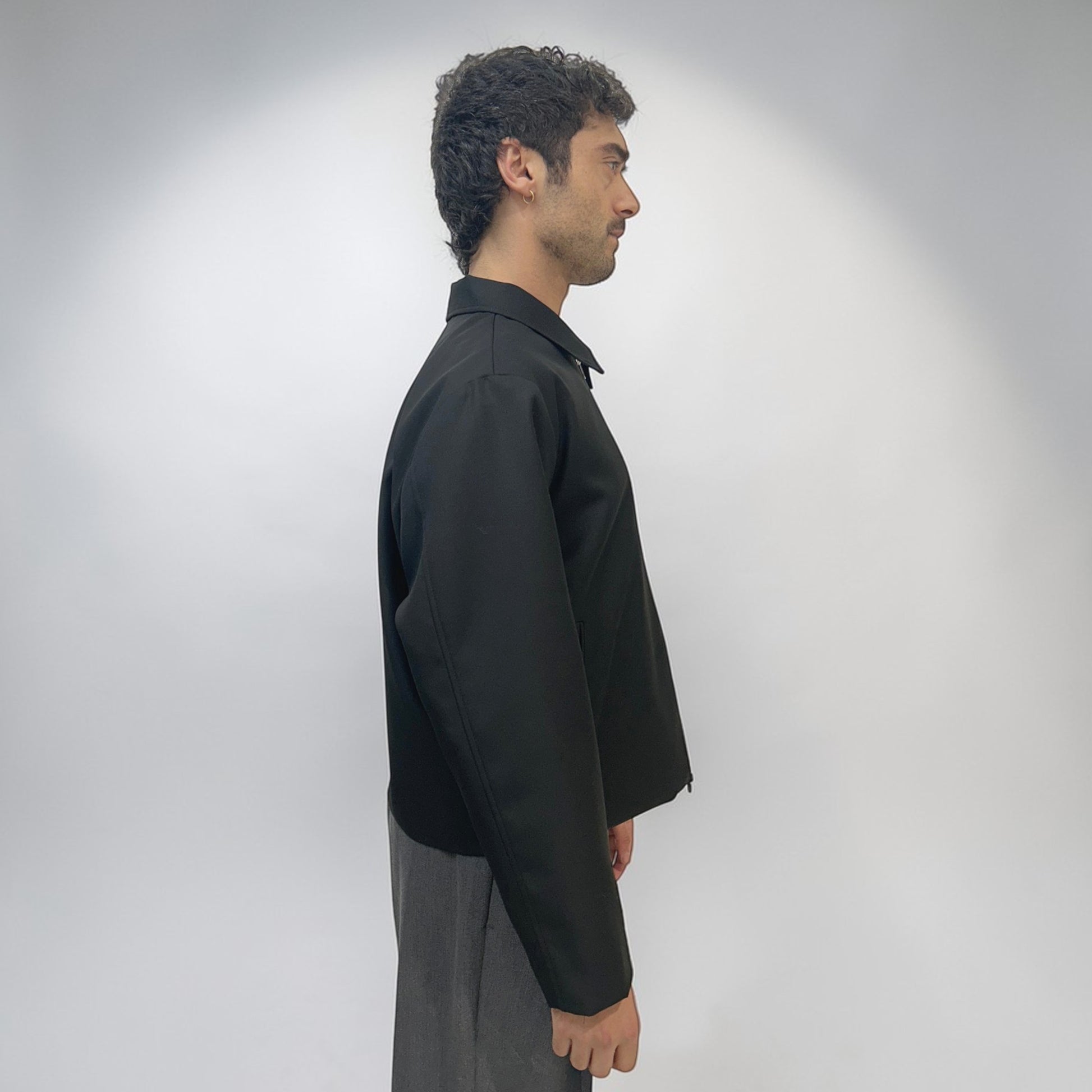 Invis-Able Alfonso Wool Jacket Black | ODD EVEN