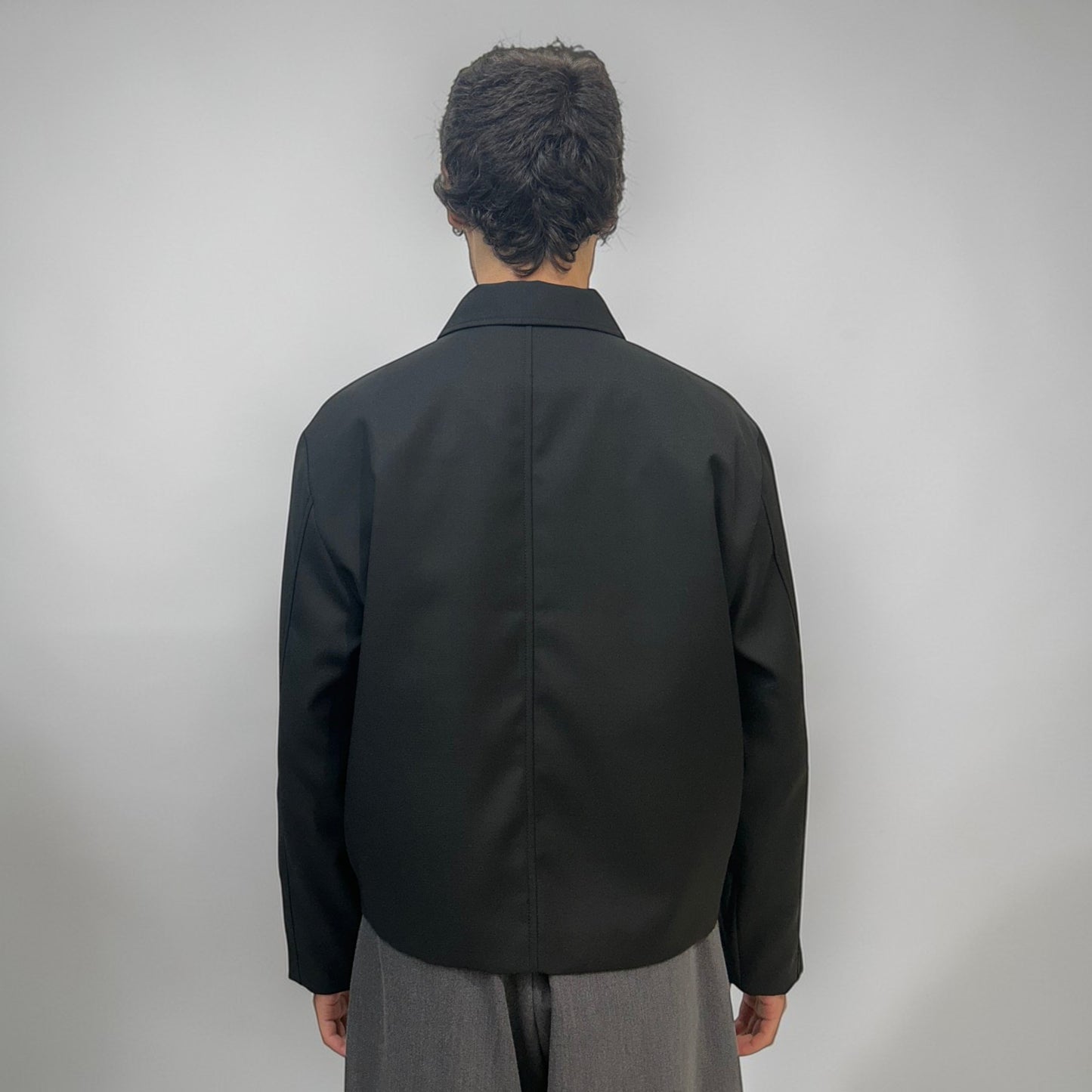 Invis-Able Alfonso Wool Jacket Black | ODD EVEN