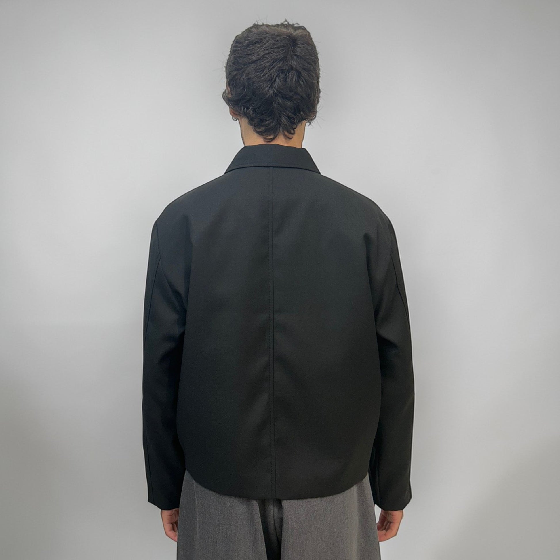 Invis-Able Alfonso Wool Jacket Black | ODD EVEN