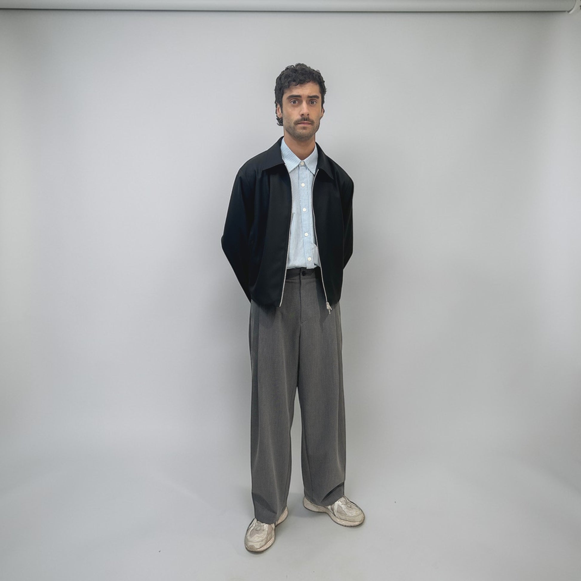 Invis-Able Alfonso Wool Jacket Black | ODD EVEN